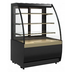 Витрина Carboma K70 VM 0,9-2 Standard версия 2.0 открытая (Bronze 9005/0109)