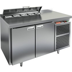 Стол для салатов Hicold SL2-11GN О (1/6H) с крышкой