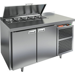 Стол для салатов Hicold SL1-11SN (1/3H) с крышкой