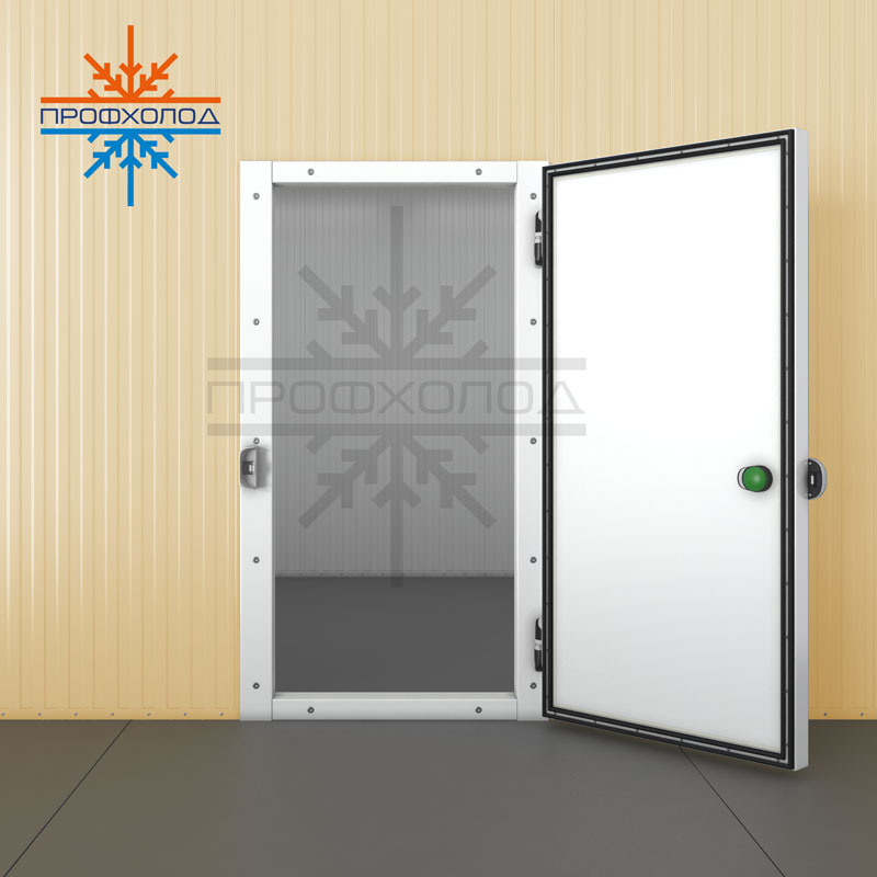 одностворчатая холодильная распашная дверь Профхолод