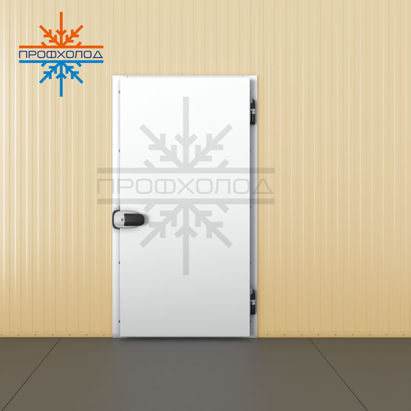 одностворчатая холодильная распашная дверь Профхолод